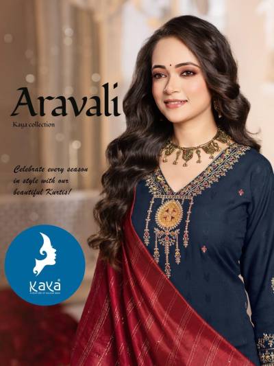 ARAVALI BY KAVYA KURTI DESIGNER RAYON SALWAR SUIT WHOLESALER IN INDIA